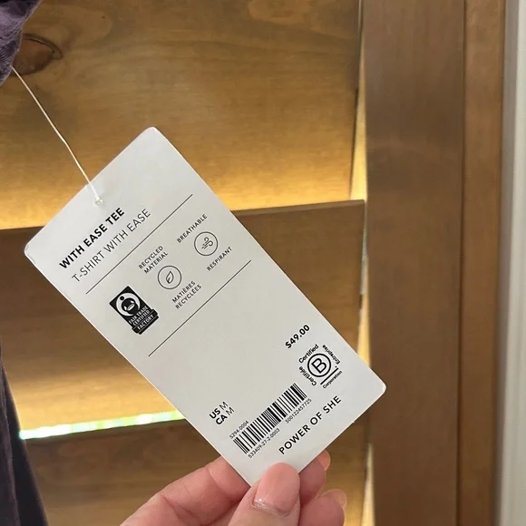 Athleta Deep Purple Tee - Picture 3 of 3